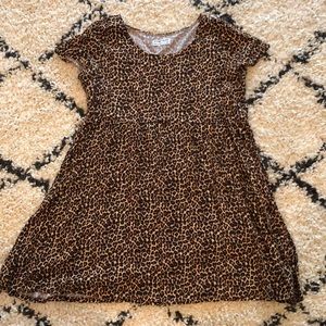 American apparel leopard print dress